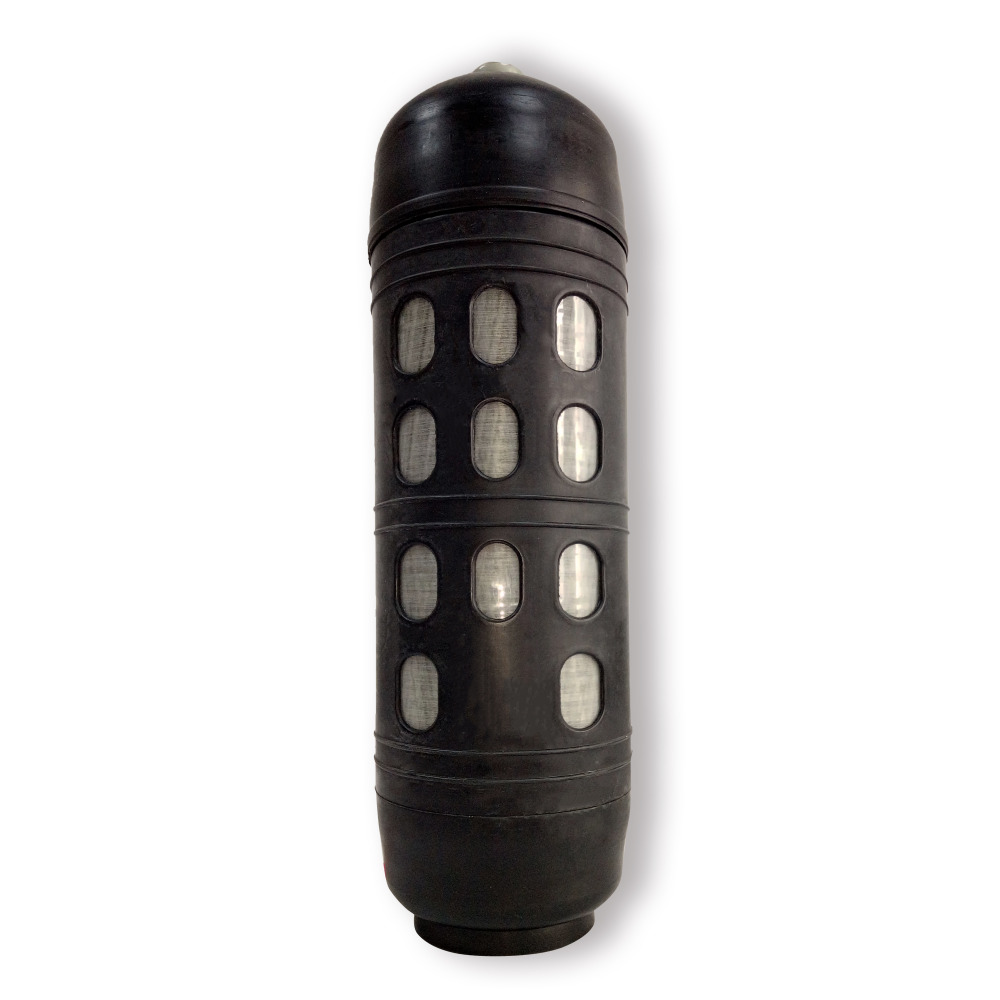 AC20681 Carbon Fiber SCUBA Diving Cylinder/PCP Airsoft Rifle Bottle Paintball Tank 6.8L Protective Rubber Caps Fully Wrap Cover