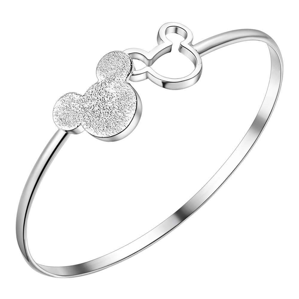 925 Sterling Silver Bracelet Bangles For Women Open Bracelets  Wedding Engagement Jewelry for  Gift