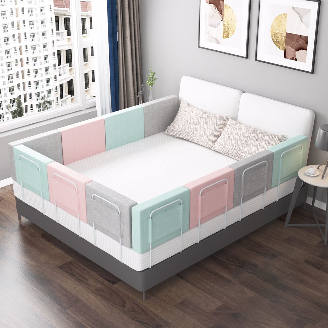 1pc Bed Bumper Adjustable Newborn Bed Fence Anti-collision Bed Barrier Fence Safety Guardrail Home Playpen Crib Rail 0-6Y