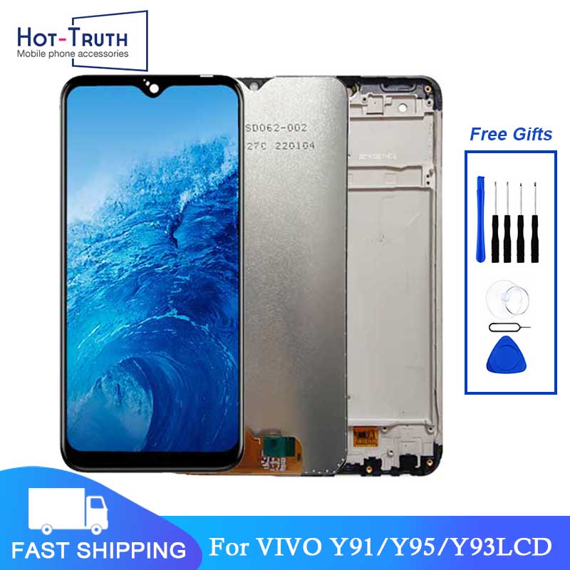 AAA+ For Vivo Y91 LCD Display Y91i Y91c Y93 Y93s Y93st Y95 MT6762 Touch Screen Digitizer Assembly Replacement Pantalla With Tool