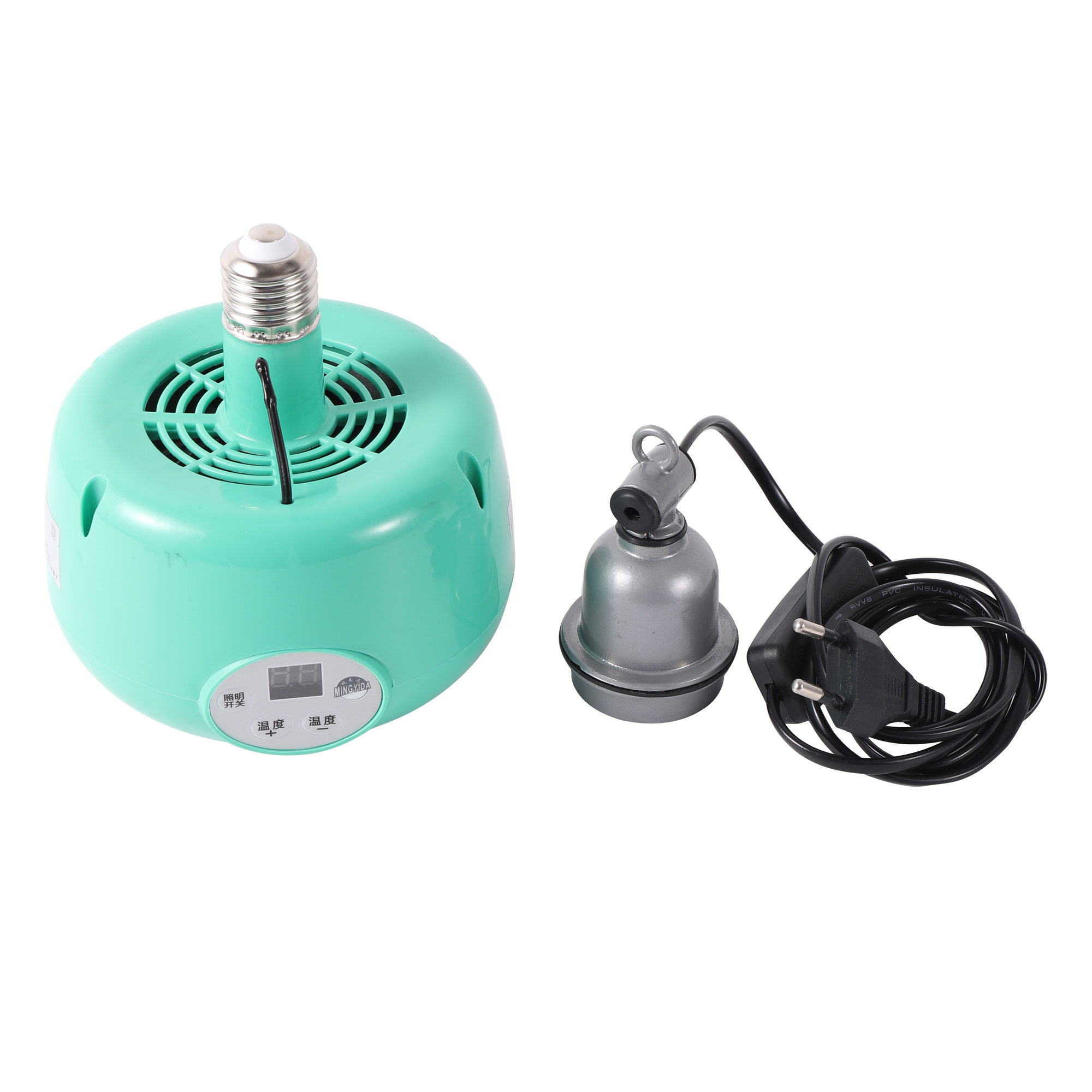 Pet heating lamp Power cord switch Lamp holder Animal Warm Light Pet box heating lamp breeding Chicken Temperature Controller