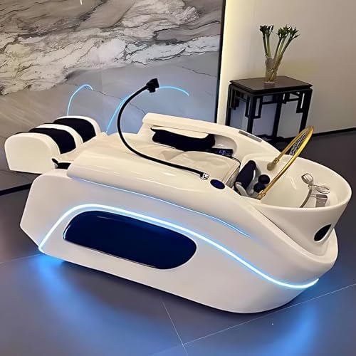 Shampoo Backwash Unit | Barbershop Beauty Spa Massage Hairdressing Equipment, with Integrated Water Circulation for Spa & Beauty Salons