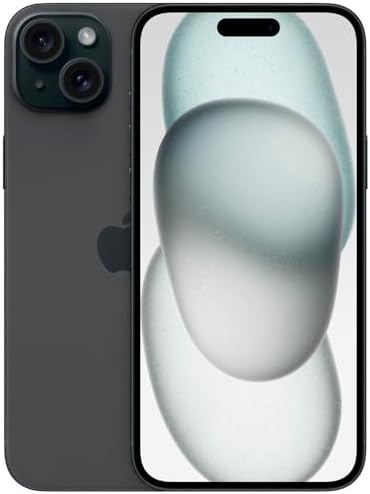 Apple iPhone 15, 256GB, Black - Unlocked (Renewed)