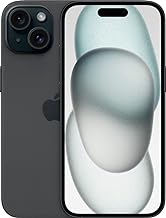Apple iPhone 15 Plus, 128GB, Black - T-Mobile (Renewed)