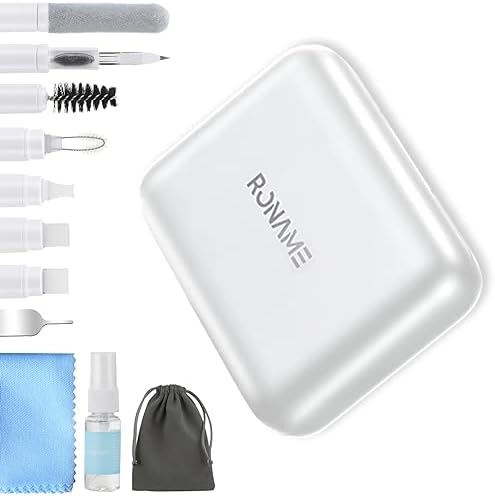iPhone Cleaner Kit, Multi-Function Cleaning Repair Kit with Soft Brush for Airpod, Cleaner Kit for Phone Charging Port & Speaker, Charger Cables, Headphones, Watch, iPhone, iPad, Camera