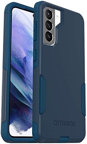 OtterBox Galaxy S21 5G (ONLY - DOES NOT FIT Plus or Ultra) Commuter Series Case - BESPOKE WAY (BLAZER BLUE/STORMY SEAS BLUE), slim & tough, pocket-friendly, with port protection