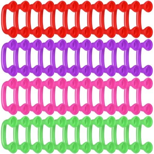 48 Pcs Whisper Reading Phones Bulk for Classroom Dyslexia Auditory Feedback Whisper Manipulatives Phone for Preschool Children Accelerates Reading Fluency and Pronunciation Toy Tool Supplies