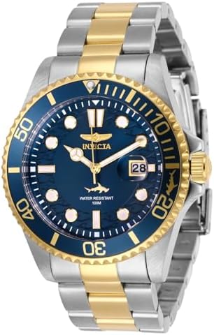 Invicta Mens Pro Diver Quartz Watch, Two Tone, 30021